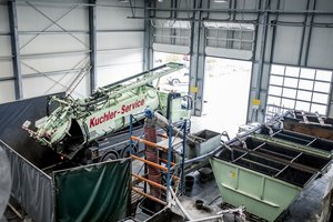 Servicefahrzeug der Kuchler Gruppe im Einsatz